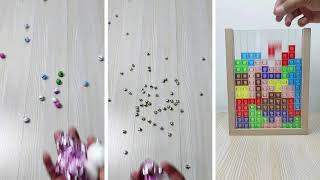 ASMR Video with jingle bells beads balls wooden toys marble run and other [upl. by Dloniger]