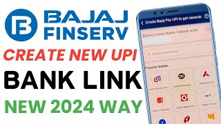 How to Create Bajaj Finserv UPI Account  How to Link Bank Account with Bajaj Finance [upl. by Letrice]