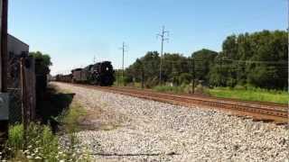 Fort Wayne Railroad Historical Society NKP 765 Steam Engine Columbus Ohio 8712 [upl. by Ardnoek551]