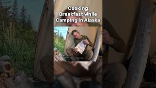 Cooking Breakfast While Camping In Deep Alaska Mountains [upl. by Isabella436]