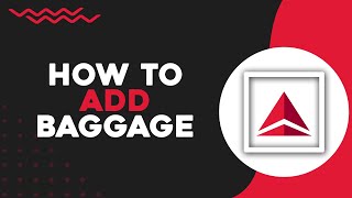 How To Add Baggage in Delta Airlines Quick Tutorial [upl. by Magee680]