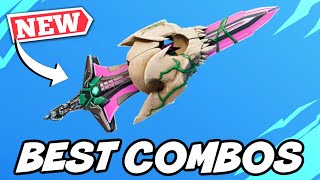 BEST COMBOS FOR NEW DEVOURERS BANE PICKAXE TERRA FIRMA SET  Fortnite [upl. by Marelya670]