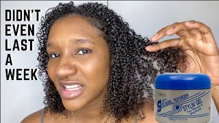 ALMOST A WEEK IN MY S CURL TEXTURIZER GEL WASH N GO  FAIL [upl. by Eimmit]