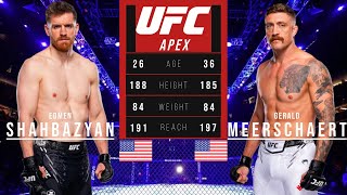 EDMEN SHAHBAZYAN vs GERALD MEERSCHAERT FULL FIGHT [upl. by Anirbys]