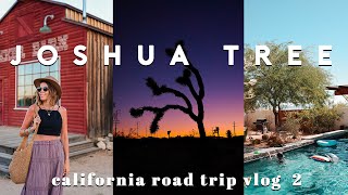 Joshua tree VLOG  Amazing Joshua Tree Airbnb Pioneertown Desert Living  CALIFORNIA ROAD TRIP 2 [upl. by Phelgen638]