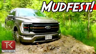 Ford F150 Tremor VS Water Mud amp Rocks  How Does Fords Tremor Package Handle the Hydroline [upl. by Ognimod]