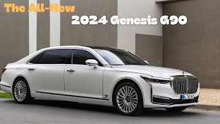 Genesis G90 2024  New Fullsize Luxury Sedan [upl. by Skiest]