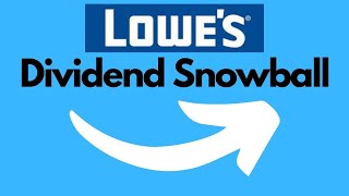 Lowes Dividend Snowball Effect  The Power of Compounding [upl. by Farrison]