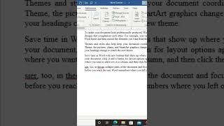 EASILY move a PARAGRAPH in Microsoft Word Software [upl. by Rehtae346]