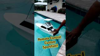 RC Custom Sportfishing Boat  boat rcboat boats [upl. by Pickar]