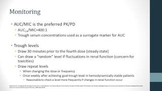 Clinical Application of Vancomycin [upl. by Odlanyer]