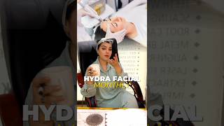 What Hydrafacial treatment does to skin l hydrafacial before and after summershorts hydra skin [upl. by Briana]