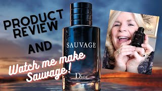 Dior Sauvage Product Review  How To Make Sauvage Perfume at Home [upl. by Jodoin]