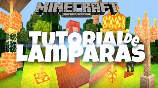 LAMPARASFAROLAS Tutorial de construccion  Minecraft peJust [upl. by Ettenuj570]