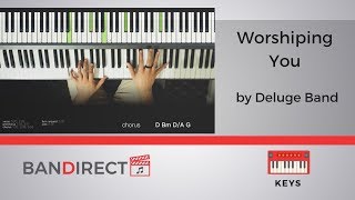 Worshiping You by Deluge Band  Piano Tutorial  Giveaway Winner [upl. by Given775]