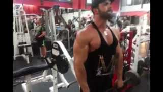 Sergi Constance Shoulder workout with Mutated Nation [upl. by Spillar582]