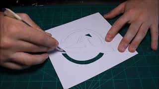 Easy Avengers Logo Stencil [upl. by Monson]