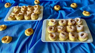 🍰 🥚🧈 venčeky  venčeky z odpaľovaného cesta recept  jak upéct věnečky  dezerty  zákusky na svadbu [upl. by Ahsac]