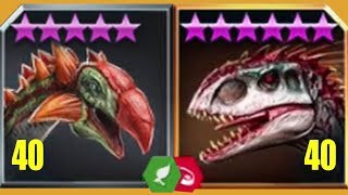 HERBIVORE Vs CARNIVORES  Jurassic World The Game [upl. by Mackay]