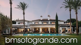 Sotogrande Property  Exclusive stunning luxury Villa in Sotogrande Costa  bmsotogrande [upl. by Ahsirkal]