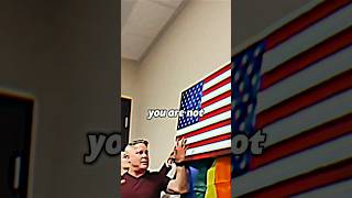 Dad Outraged After 🇺🇸 Flag Removed from Classroom mindfulness [upl. by Ahsiat]