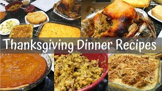 Easy THANKSGIVING DINNER Recipes  How to COOK Thanksgiving Dinner [upl. by Onfre828]