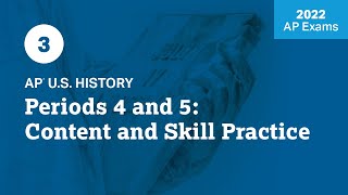 2022 Live Review 3  AP US History  Periods 4 and 5 Content and Skill Practice [upl. by Ahsiekel]