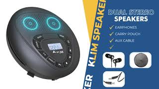 KLIM Bluetooth CD Player with Speakers [upl. by Marsha465]