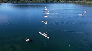 Race 157 U19 Boys  W6 500m Te Ihu Final Waka Ama Secondary Schools 2023 [upl. by Garbers]