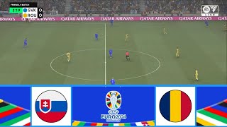 SLOVAKIA VS ROMANIA  UEFA EURO 2024  ROUND 3  FOOTBALL LIFE 2024 [upl. by Catina]