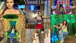 Visual Diary Ep6 A Fresh Start  Content Day’s🎥 Going Out 🚘 Girls Night Out 👯‍♀️Pop Up Bar ✨ [upl. by Nnylyram]