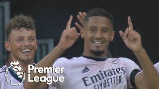 William Saliba stunner makes it Bournemouth 0 Arsenal 3  Premier League  NBC Sports [upl. by Fishman]