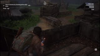 No Return  Assault WLF Logging Camp No Guns No Damage Tlou2 Remastered [upl. by Rouvin]