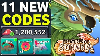 NEWEST🔥CREATURES OF SONARIA CODES 2024  ROBLOX CREATURES OF SONARIA CODES 2024 [upl. by Corley]