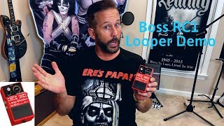 Boss RC1 Loopstation The Easiest Looper  No Manual Needed [upl. by Nnaid]