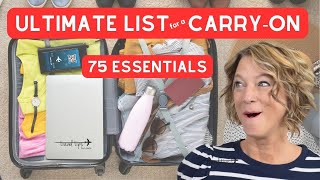 75 Packing List Travel Essentials [upl. by Filippo912]