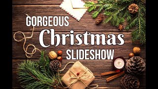 1 HOUR Christmas Slideshow for Instant Holiday Decor [upl. by Nyllaf23]