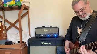 Unboxing amp playthru Bogner 3534 50 watt head [upl. by Erdeid]