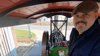 Steam Roller  1924 Aveling amp Porter 11024 ‘Skippy’ on a trip to the pub Steam Engine [upl. by Edgard785]