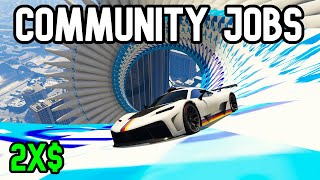 Gta 5 Community Jobs  How to Play Community Jobs 2X Money and RP [upl. by Merna]