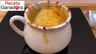 Sopa de cebolla francesa  Receta ganadora [upl. by Margarette]