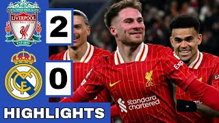 🔴Liverpool vs Real Madrid 20 Extended HIGHLIGHTS  UEFA Champions League [upl. by Alfred]