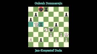 Goldmoney Asian Rapid Prelims 2021  JanKrzysztof Duda vs Gukesh Dommaraju  Tarrasch Defense [upl. by Aynod]