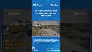 Ukraina Melawan Rekaman Drone Kyiv Hantam Satu Per Satu Lapis Baja Rusia [upl. by Lumbye]