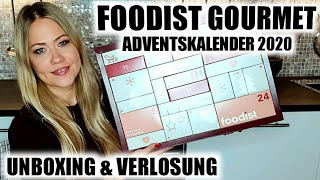 Foodist Gourmet Adventskalender 2020  Mini Unboxing Verkostung amp Verlosung [upl. by Annawad470]