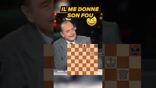 Jacques Chirac aurait pu être un bon cliqueur sur chesscom  shorts jacqueschirac echecs humour [upl. by Cammi762]