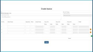 Invoice System Using Jquery PHP Mysql and Bootstrap  5 [upl. by Engleman]