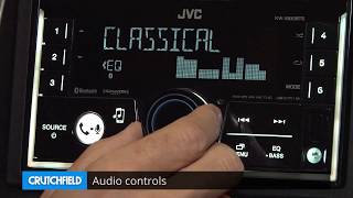 JVC KWX830BTS Display and Controls Demo  Crutchfield Video [upl. by Alitha]