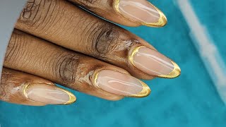 How to do Tips and Builder Gel nails tutorial 🔥🔥🔥 [upl. by Anisirhc154]