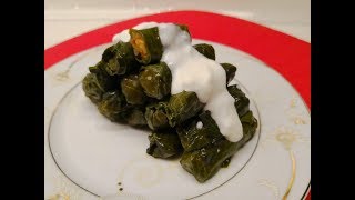 PAZI SARMASI TARİFİ  PAZI DOLMASI NASIL YAPILIR  Bulgur ve Pirinçli nefis iç harçlı [upl. by Eirek118]